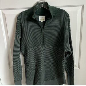 Aerie ribbed quarter zip sweater